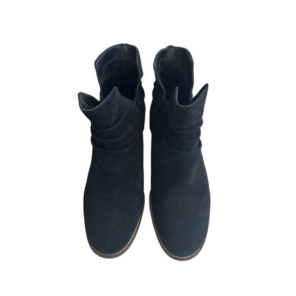 COLE HAAN Black Suede Ankle Booties Boots Size 6.5 - Picture 5 of 8